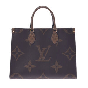Louis Vuitton Monogram Reverse On the Go Bag Brown Giant Canvas Tote
